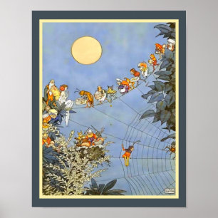 Póster El cumpleaños de la hada por William Heath Robinso