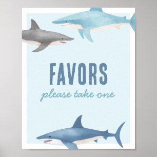Póster El cumpleaños del tiburón favorece al Rótulo