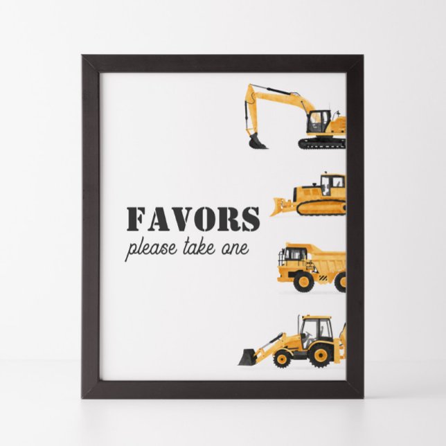 Póster El cumpleaños del vehículo de construcción favorec (Subido por el creador)