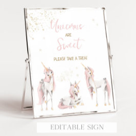 Póster El cumpleaños mágico de unicornio favorece al Rótu