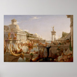 Póster El curso del imperio: el consumo