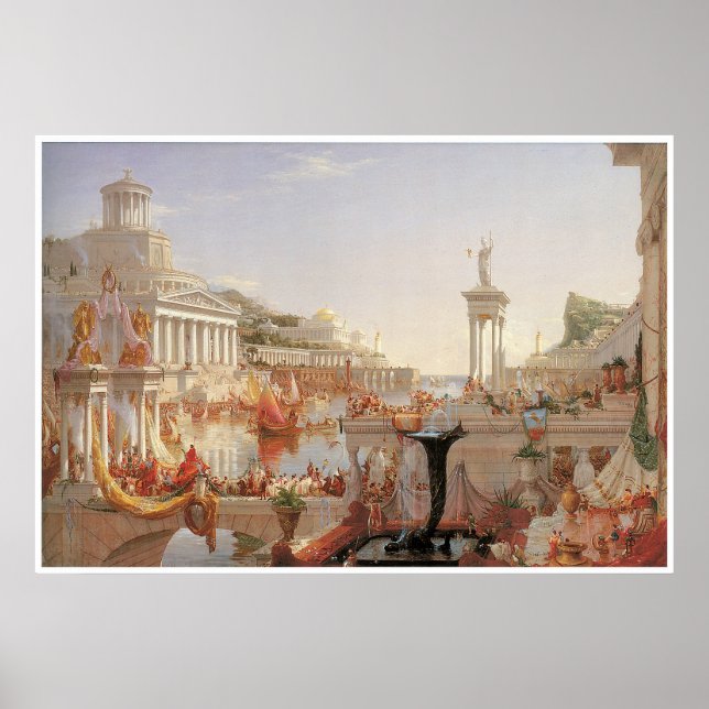 Póster El curso del imperio: El consumo del imperio (Frente)