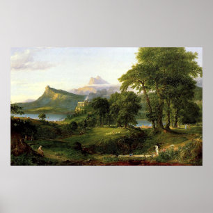 Póster El curso del imperio, el estado pastoril o ártaro