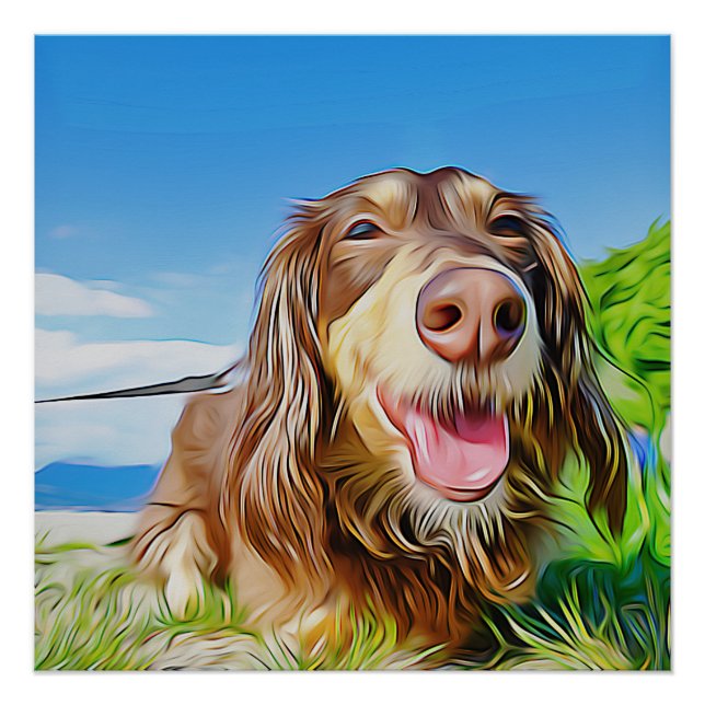 Póster El Dachshund Es Un Perfectamente Ingeniado Perro X (Anverso)