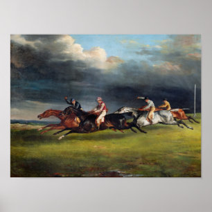 Póster El Derby Epsom, 1821