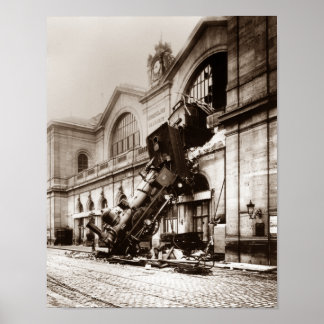 Póster El Desailment En La Estación De Montparnasse - 189