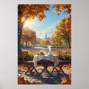 Póster El desayuno de otoño