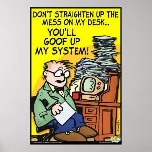 Póster El Descanso En Mi Escritorio