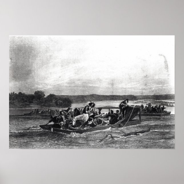 Póster El descubrimiento del Misisipi por de Soto (Frente)