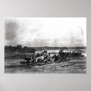 Póster El descubrimiento del Mississippi de Soto