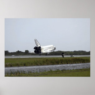 Póster El descubrimiento del transbordador espacial