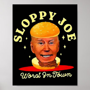 Póster El descuidado Joe Biden Anti Presidente