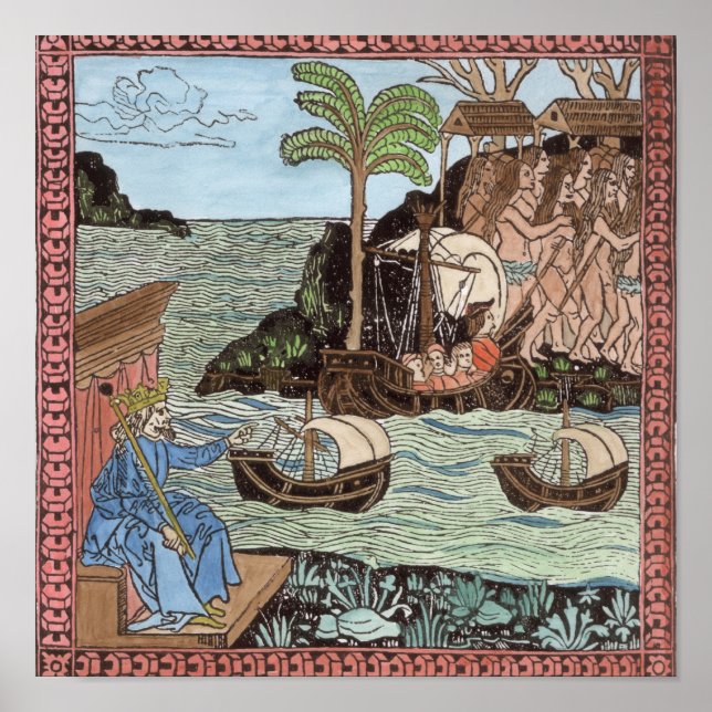 Póster El desembarco de Colón (Frente)