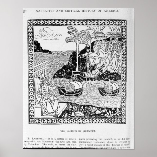 Póster El desembarco de Colón (Frente)