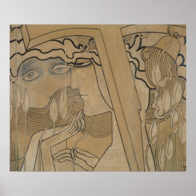 Póster El deseo y la satisfacción, 1893 (Frente)