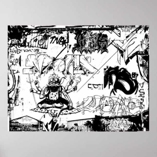 Póster El deslumbramiento del graffiti (Frente)