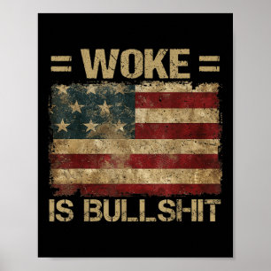 Póster El despertar es divertido para Trump anti desperta