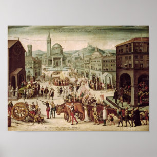 Póster El despido de Lyon por el Barón de los Adrets