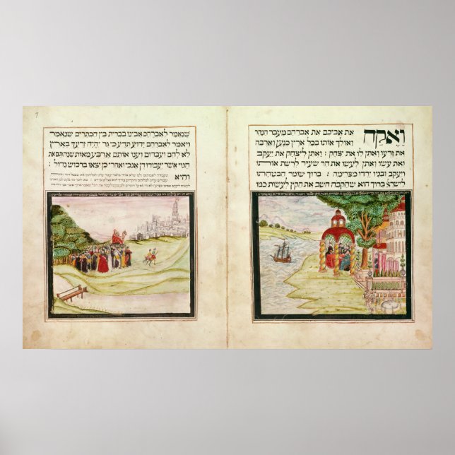 Póster El destierro de Hagar e Ismael (Frente)