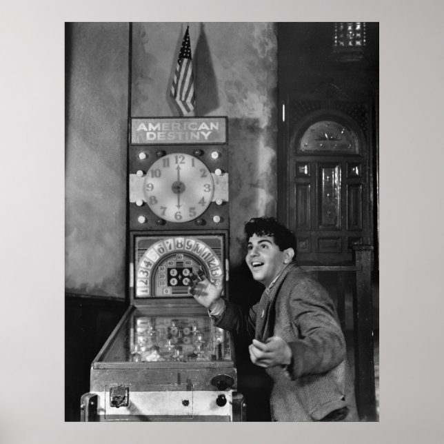 Póster El destino estadounidense: los años 40 (Frente)