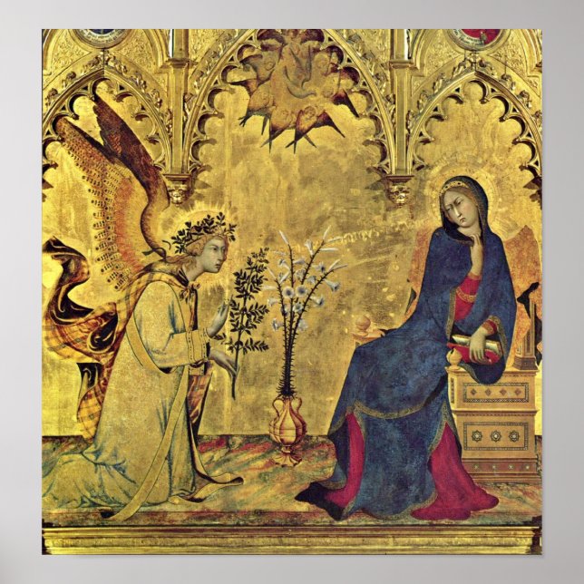 Póster El detalle de la anuncio de Simone Martini (Frente)
