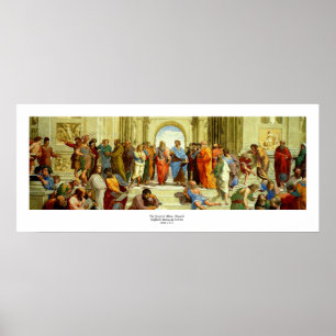Póster El detalle de Raphael "La escuela de Atenas", alre