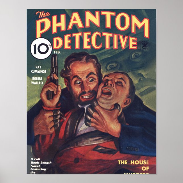 Póster El detective fantasma de febrero de 1935 (Frente)
