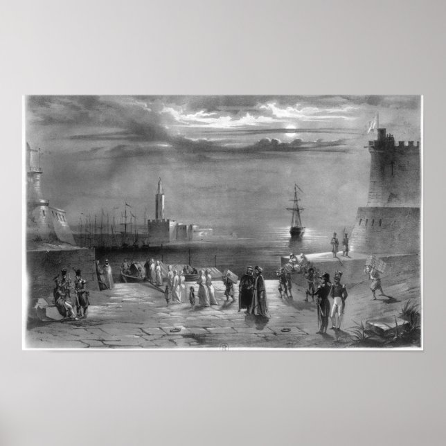 Póster El Dey Hussein Ibn El Hussein (Frente)