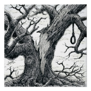 Póster El día 11 de Inktober 2018 - deje el árbol