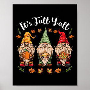 Póster El día de Acción de Gracias de Cae Y Gnomes