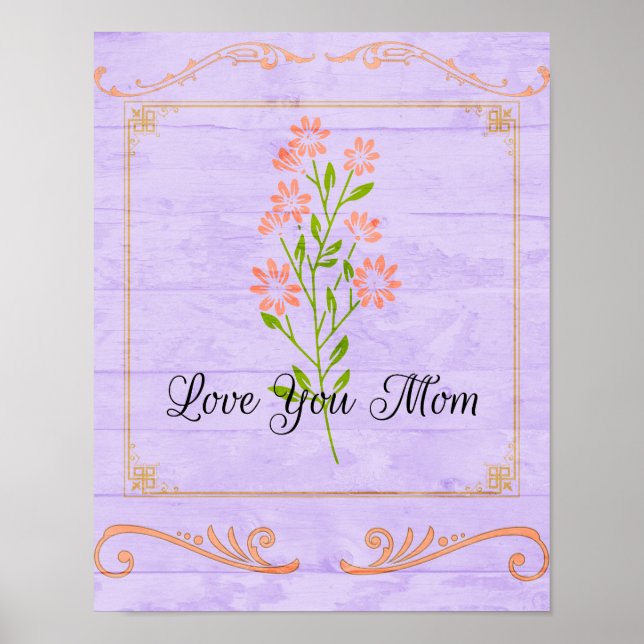 Póster El día de la madre te quiere mamá Poster (Frente)