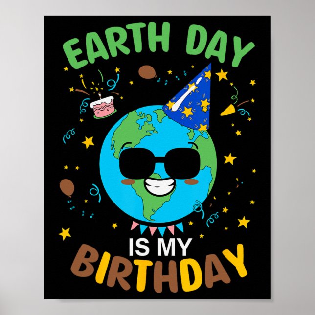 Póster El Día de la Tierra es mi cumpleaños 3 (Frente)