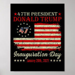 Póster El día de la toma de mando del presidente Donald T