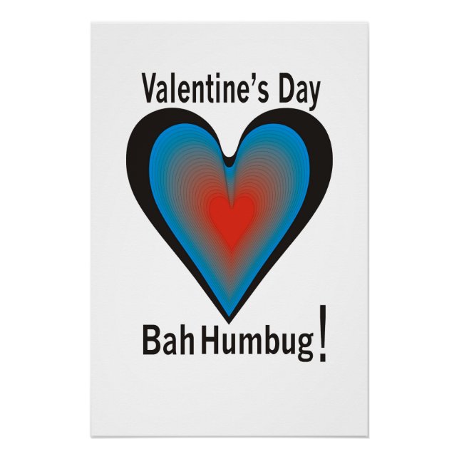 Póster El día de San Valentín Bah Humbug (Anverso)