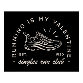 Póster El día de San Valentín corredor citas simples dive