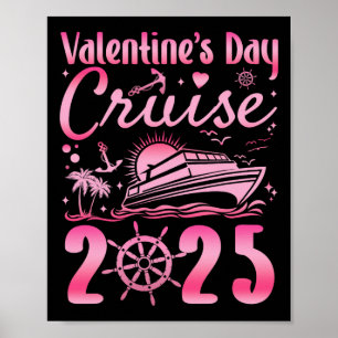 Póster El día de San Valentín Cruise 2025 Golpe coinciden