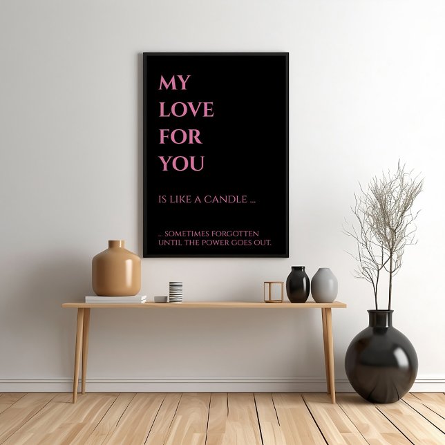 Póster El día de San Valentín de la sabiduría de las vela (Subido por el creador)