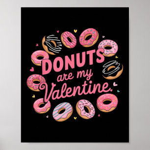 Póster El día de San Valentín Donut Tee Sweet Candy Donut