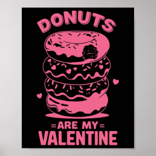 Póster El día de San Valentín Donut Tee Sweet Candy Donut