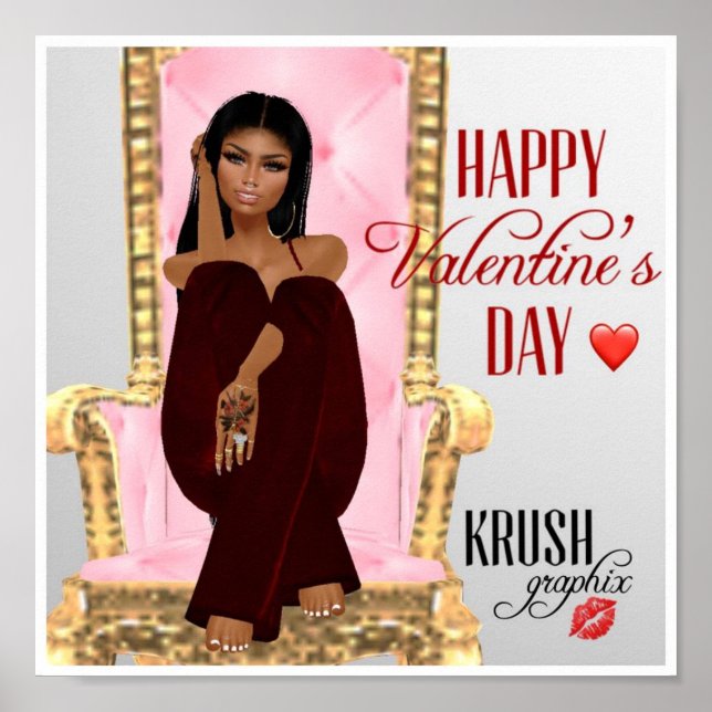 Póster El día de San Valentín Kesha 1 (Frente)
