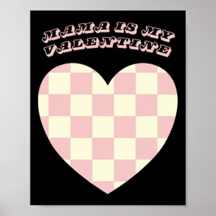 Póster El día de San Valentín Mamá Es Mi Valentín Niños V
