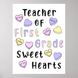 Póster El día de San Valentín Primer curso profesora novi