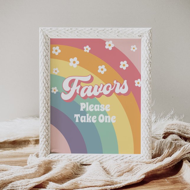 Póster El Día del Aniversario del Arcoiris Retro 70 favor (Subido por el creador)