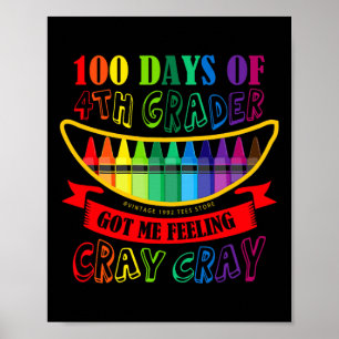 Póster El Día Del Cuarto Grado Me Hizo Sentir A Maestra D