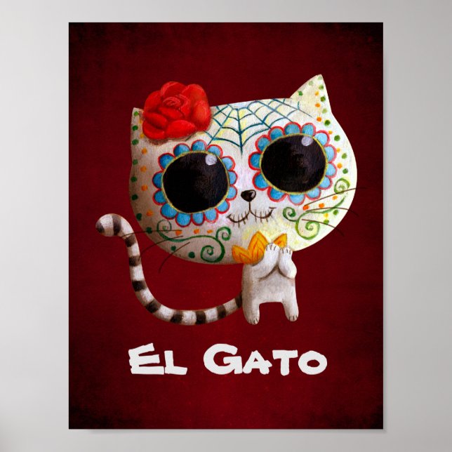 Póster El Día del Gato Muerto (Frente)
