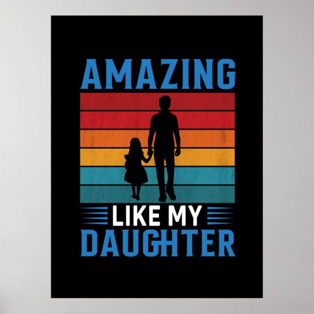 Póster El día del padre asombroso como mi hija (Frente)