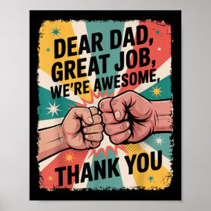 Póster El día del padre, un golpe de puño, querido papá,