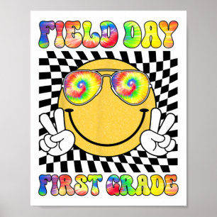 Póster El Día Del Primer Grado Estudiantil Maestra El Últ