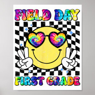 Póster El Día Del Primer Grado Estudiantil Maestra El Últ