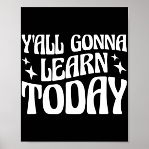 Póster El día del profesor aprenderá hoy 1